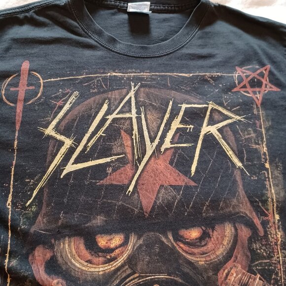 2010 Yazbek Slayer Snuff T-Shirt Adult Size Medium Heavy Metal - Picture 3 of 9